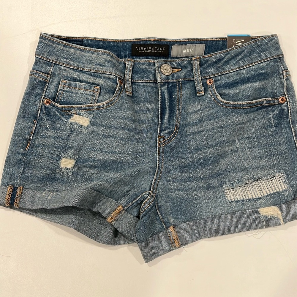 Aéropostale Midi Distressed Short NWT